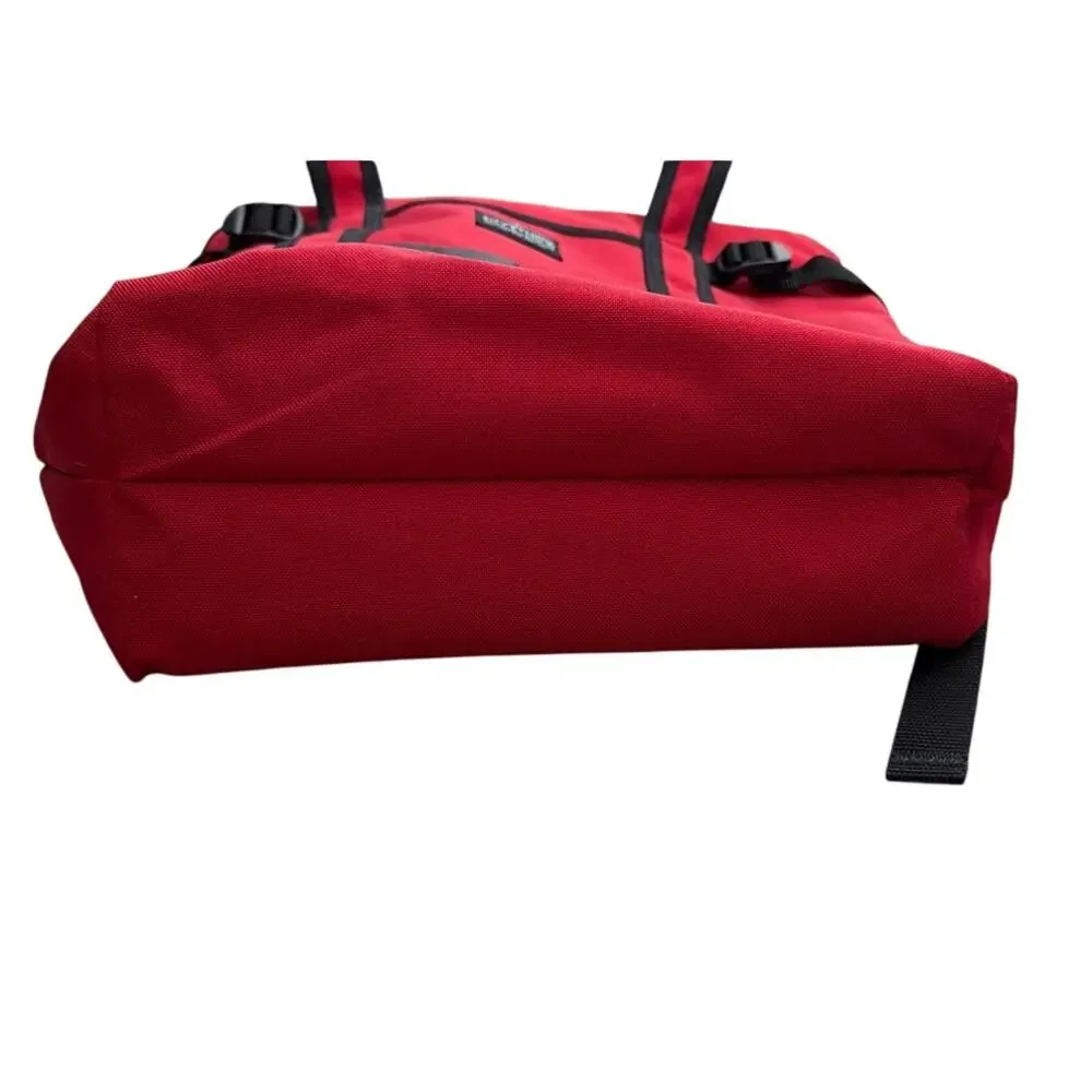Manhattan Portage Chrystie Backpack Red Cordura Brand Fabric